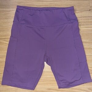 Amazon Women's Purple Bike Shorts